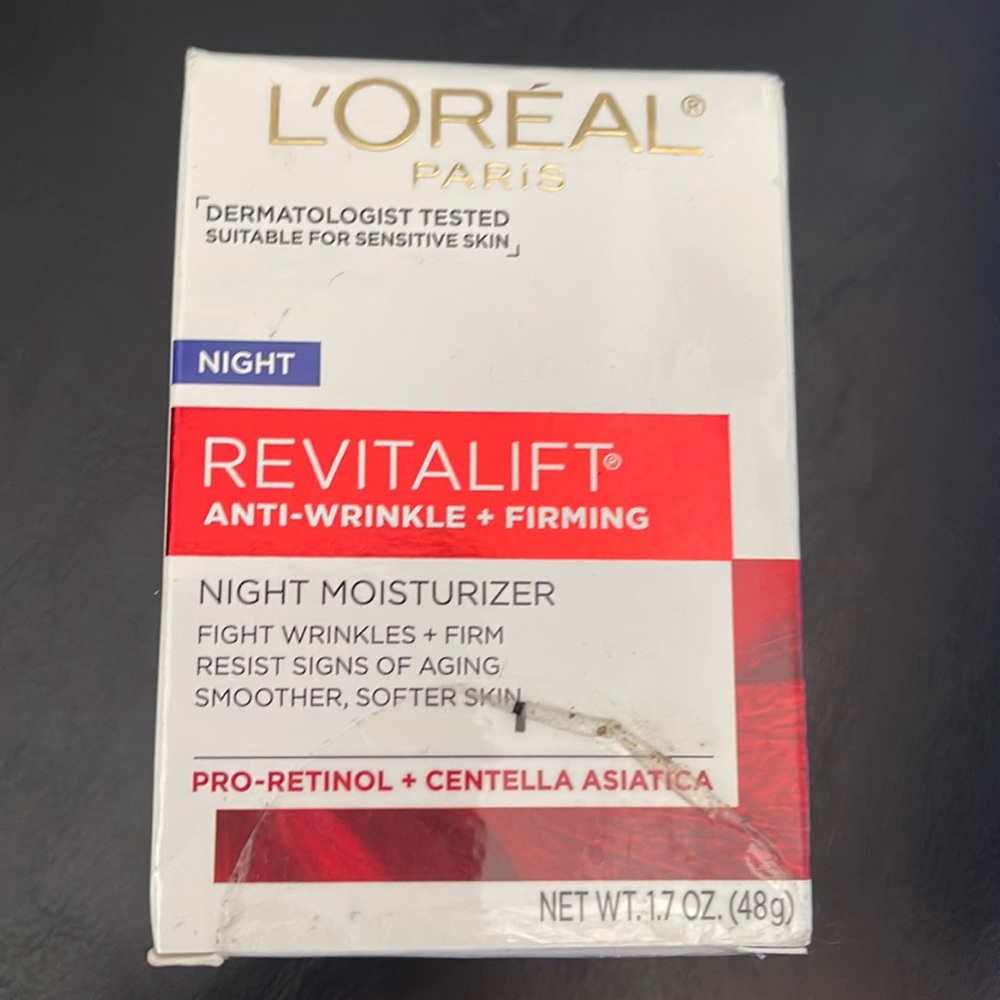 New L'oreal Revitalift anti-wrikle firming Pro Retinol Night cream